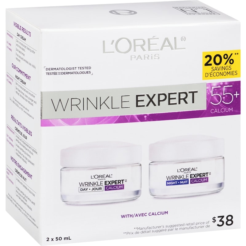 Wrinkle Expert Anti-Wrinkle Day & Night Moisturizers 55+
