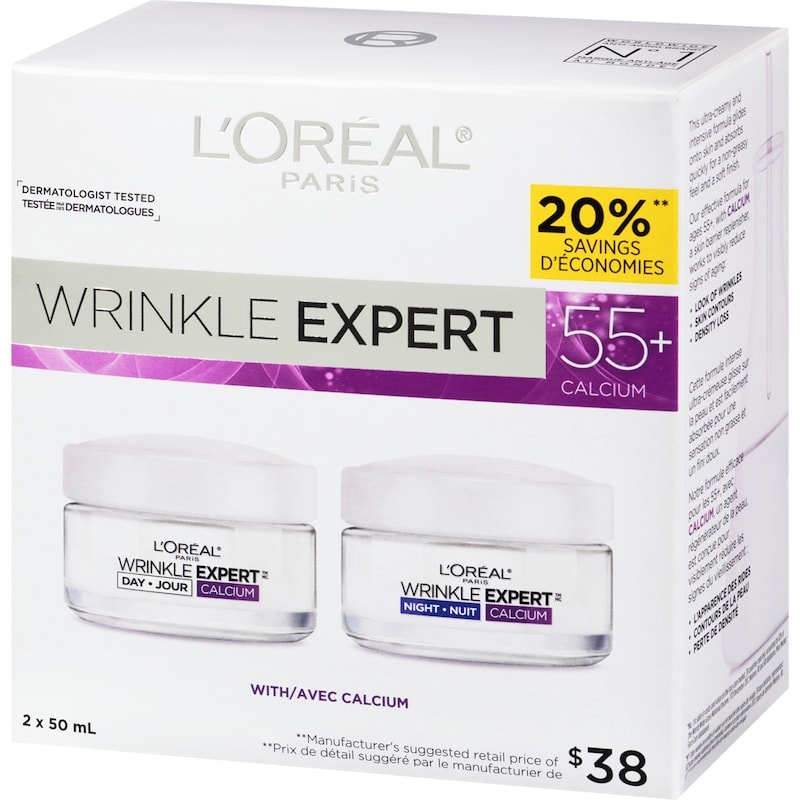 Wrinkle Expert Anti-Wrinkle Day & Night Moisturizers 55+