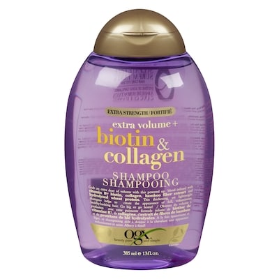 Ogx Biotin & Collagen Extra Strength Volumizing Shampoo 385 ml, $2.98/100ml