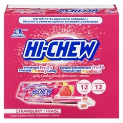 Hi-Chew Bonbon Fraise 12x58.0 g, 2,58 $/100g