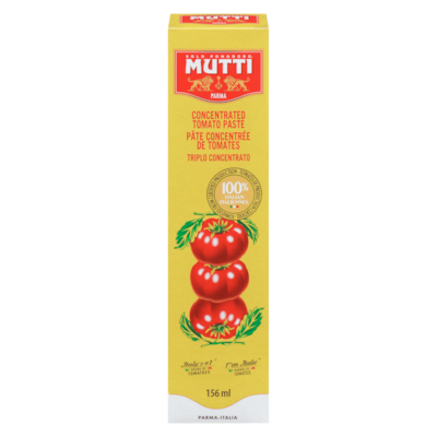 Mutti Pâte de tomates concentrée 156 ml, 3,84 $/100ml