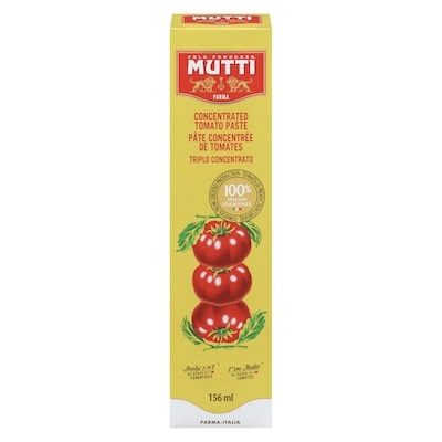 Mutti Pâte de tomates concentrée 156 ml, 2,56 $/100ml