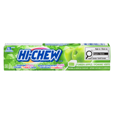 Morinaga Green Apple Chewy Candy 58 g, $3.95/100g