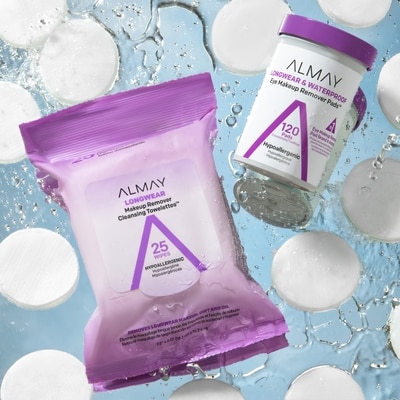 Biodegradable Longwear Makeup Remover Cleansing Towelettes