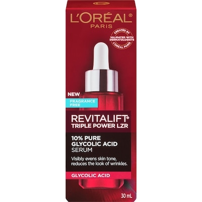 L'Oreal Paris Glycolic Acid Face Serum 10% Pure 30 ml, $143.30/100ml