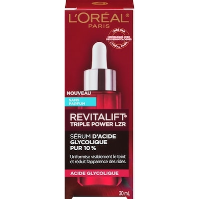 L’Oréal Glycolic Acid Face Serum 10% Pure 30 ml, 125,97 $/100ml