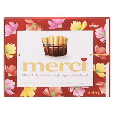 merci Chocolats assortis 250 g, 4,00 $/100g