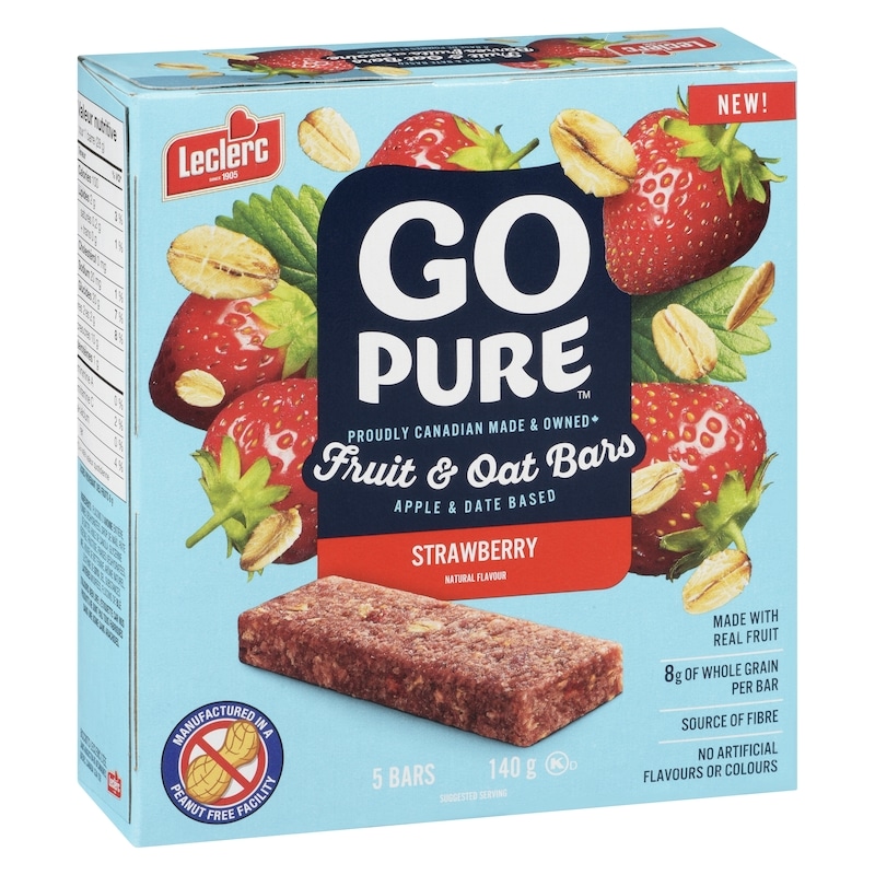 Go Pure Fruit & Oat Bars Strawberry 
