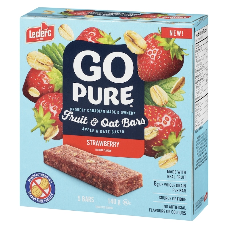 Go Pure Fruit & Oat Bars Strawberry 