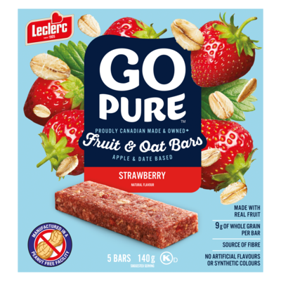 Go Pure Fruit & Oat Bars Strawberry