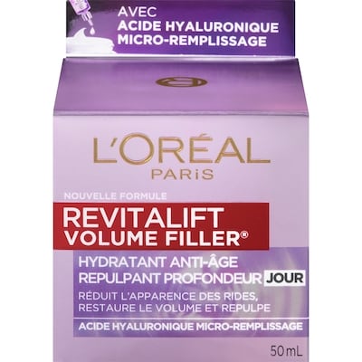 L’Oréal Revitalift volume filler hydratant ânti-age repulpant profondeur jour âge 25+ 50 ml, 83,98 $/100ml