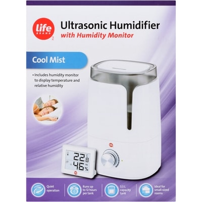 Life Brand Digital Touchscreen Humidifier With Hydrometer 1 ea, $69.99/1ea
