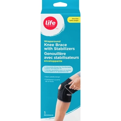 Life Brand Knee Brace With Side Stabilizer, One Size, 1 Pack 1 ea, $24.99/1ea