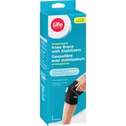 Knee Brace With Side Stabilizer, One Size, Pack - Main Image