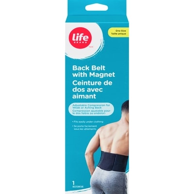 Life Brand Back Belt With Magnet, One Size, 1 Pack 1 ea, $24.99/1ea