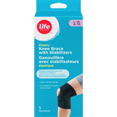 Life Brand Elastic Knee Brace With Stabilizers, Large-Xlarge, 1 Pack 1 ea, $18.99/1ea