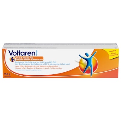 Voltaren Emulgel Douleur dorsale et musculaire 150 g, 10,19 $/100g