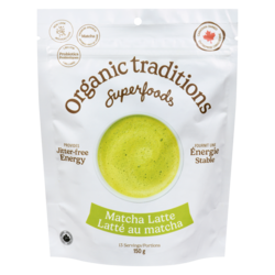 Organic Traditions ORG TRADITION LATTE DE MATCHA 150 g, 11,83 $/100g