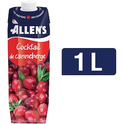 Allen’s Cocktail de canneberge 1 l, 0,28 $/100ml