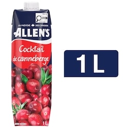 Allen’s Cocktail de canneberge 1 l, 0,17 $/100ml