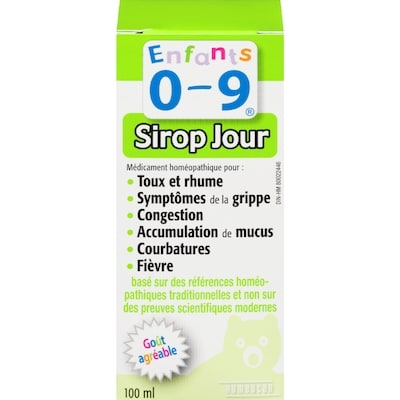 Homeocan Sirop jour 100 ml, 9,49 $/100ml