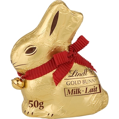 Lindt Lapin de Pâques en chocolat au lait GOLD BUNNY 50 g, 10,00 $/100g