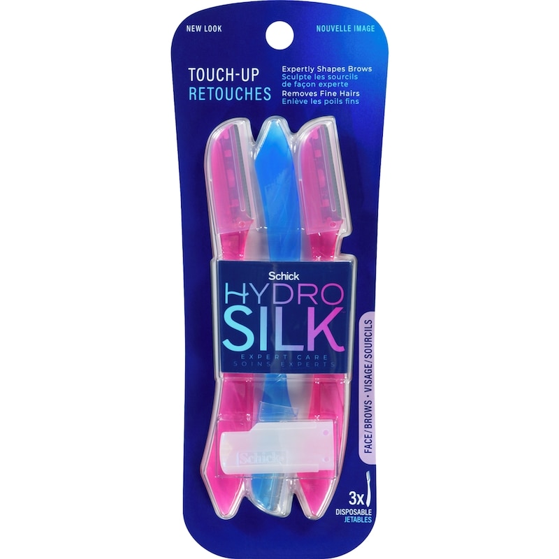 Schick Hydro Silk Silk Touch-Up Exfoliating Eyebrow Razor