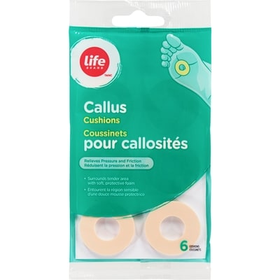 Life Brand Callus cushions 6 ea, $0.83/1ea