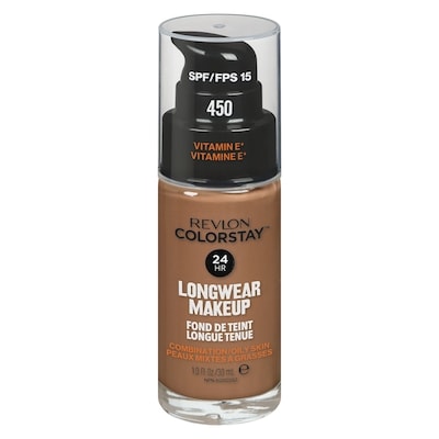 Revlon Colorstay fond de teint large spectre fps 15 450 moka 1 ea, 21,99 $/1ch