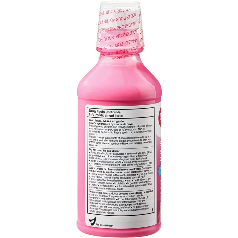 Regular Strength Cherry Bismuth Subsalicylate Suspension 