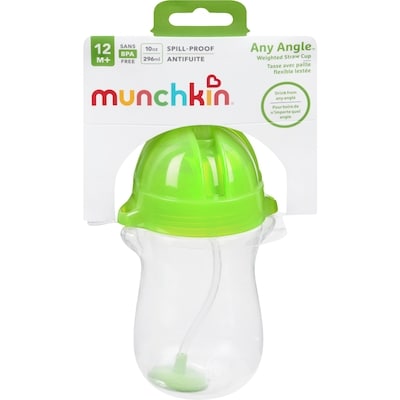 Munchkin Any Angle™ Weighted Straw Cup 10oz 1 ea, $9.99/1ea