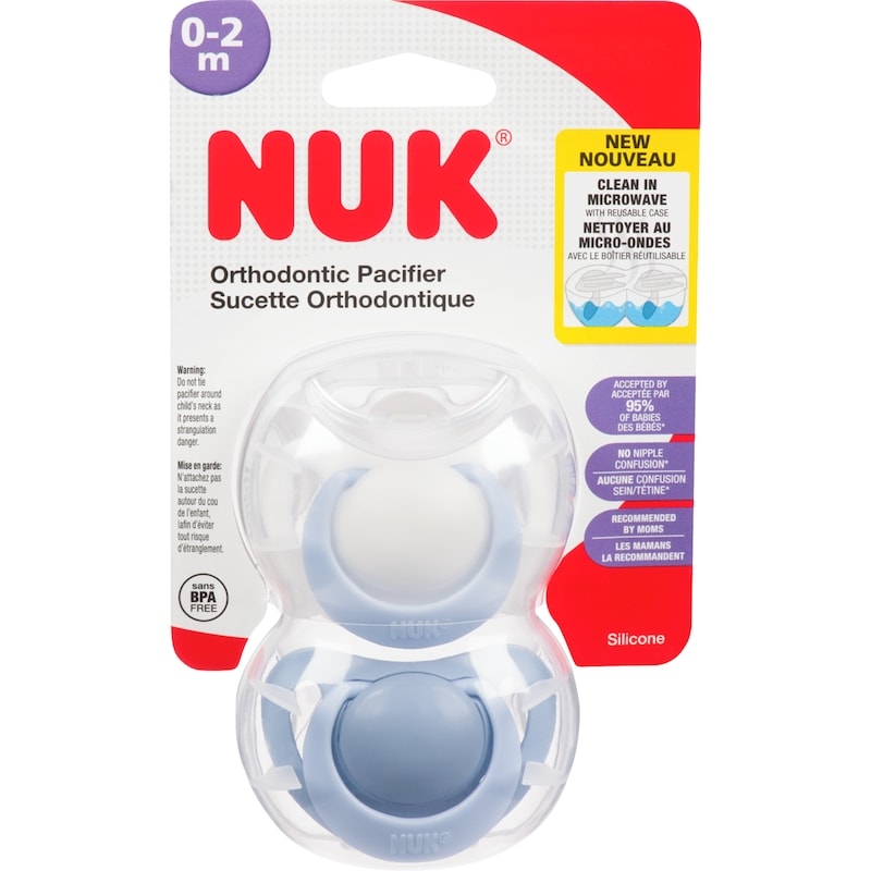 Orthodontic Pacifier Silicone 0-2 M