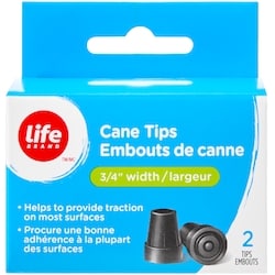 Life Brand Cane Tips 2 Pieces 1 ea, $3.79/1ea