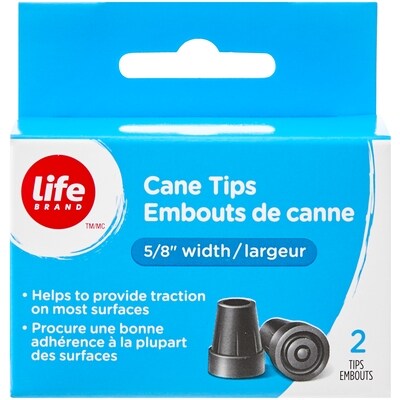 Life Brand Cane Tips, 2 Pieces 1 ea, $3.79/1ea