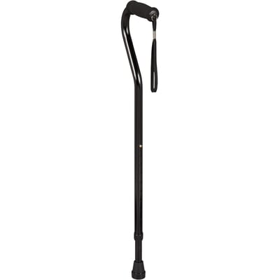 Cane with Hypalon Handle, Black