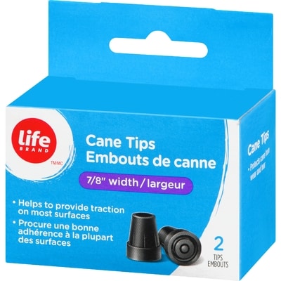 Lot de 2 embouts de canne