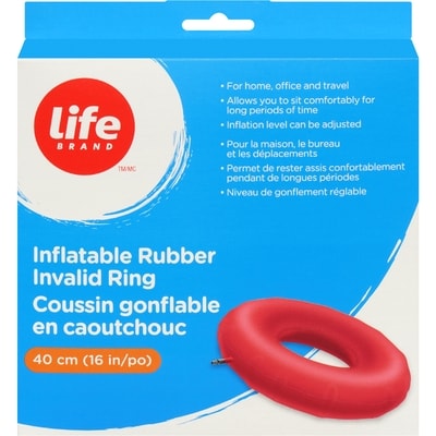 Life Brand Inflatable Rubber Invalid Ring, 40cm 1 ea, $14.49/1ea