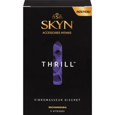 Skyn Thrill vibromasseur discret rechargeable 3 vitesses 1 ea, 22,99 $/1ch
