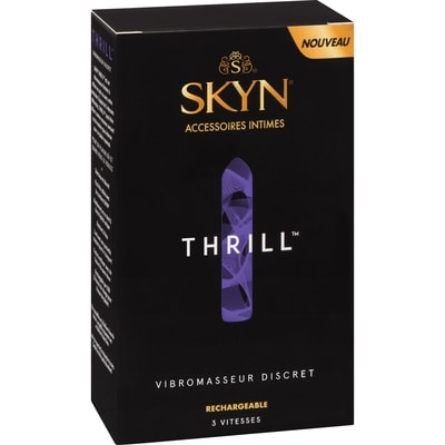 Thrill vibromasseur discret rechargeable 3 vitesses
