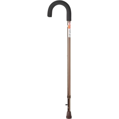 Life Canne en aluminium à poignée ronde avec embout rétractable 1 ea, 29,99 $/1ch