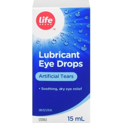 Life Brand Artificial Tears Eye Drops 1 ea, $7.79/1ea