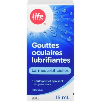 Life Gouttes oculaires larmes artificielles 1 ea, 8,19 $/1ch