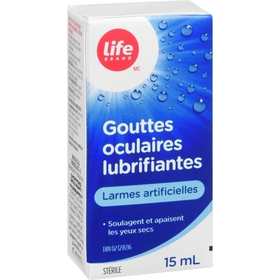 Gouttes oculaires larmes artificielles
