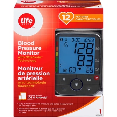 Life Brand Blood Pressure Monitor Arm With 10+ Features 1 ea, $89.99/1ea