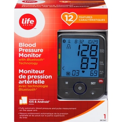 Life Tensiomètre, Bras, Avec Plus De 10 Fonctions 1 ea, 99,99 $/1ch