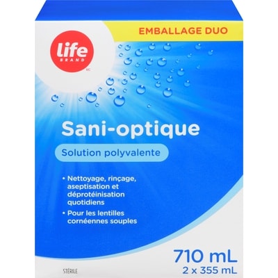 Life Solution polyvalente pour entretien des verres, 2 par paquet 1 ea, 13,99 $/1ch
