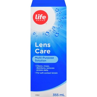 Life Brand Multipurpose Lens Care Solution 1 Pack 1 ea, $8.99/1ea
