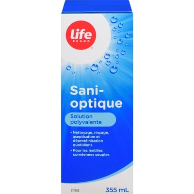 Life Solution Polyvalente Pour Entretien Des Verres, 1 Par Paquet 1 ea, 8,99 $/1ch