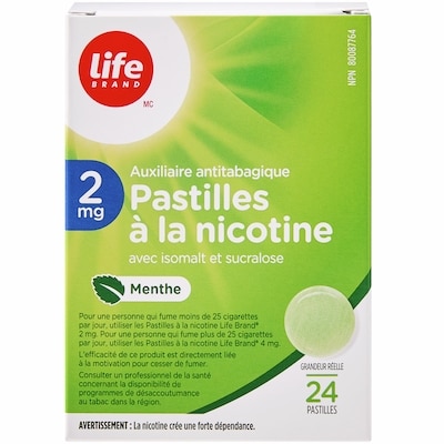 Mint Flavour Nicotine Lozenges 2 mg 24 Pack