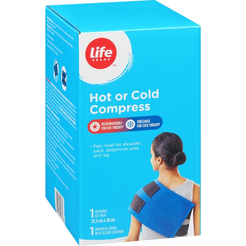 Large Hot Or Cold Compress, 25.5 Cm X 38Cm, 1 Ea